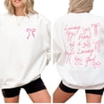 thumbnail image 2 of Living Proof of a Loving God Sweatshirt – Double Sided Retro Christian Sweater, Jesus Streetwear, Bible Verse Faith Based Gift for Men and Women, 2 of 7