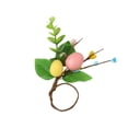 thumbnail image 3 of Easter Napkin Ring Set of 5, Easter Egg Floral Leaf Rustic Eucalyptus Rattan Napkin Ring Holder Farmhouse Spring Table Decoration, 3 of 5