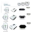 thumbnail image 3 of MPPT 60A 40A 20A Solar Charger Controller 12V 24V Auto Battery Solar Panel, 3 of 6