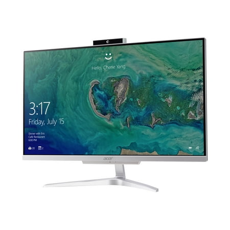 Acer Aspire C 24 C24-865 - All-in-one - Core i5 8250U / 1.6 GHz - RAM 8 GB - HDD 1 TB - UHD Graphics 620 - GigE - WLAN: 802.11a/b/g/n/ac, Bluetooth 4.2 - Win 10 Home 64-bit - monitor: LED 23.8" 1920 x 1080 (Full HD) - silver