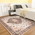 thumbnail image 2 of Noahas Vintage Area Rug Modern Bohemian Rug, Brown, 4' x 6', 2 of 7