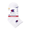 thumbnail image 2 of Champion Girls Lightweight Performance+ Kid Ankle Socks, 10 Pack, Sizes S–L, 2 of 5
