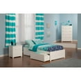 thumbnail image 6 of Concord Platform Bed with Flat Panel Foot Board and 2 Urban Bed Drawers, Multiple Colors, Multiple Sizes, 6 of 7