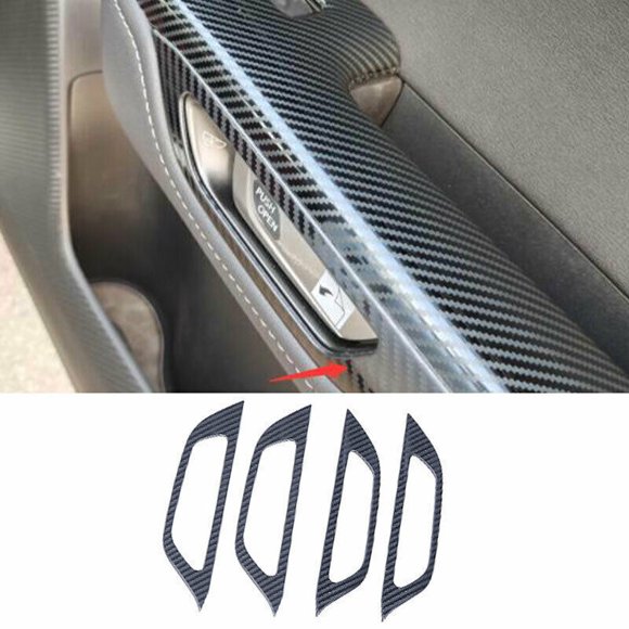 for Lexus NX250 350 350h 2022-23 Carbon Look Steel Inner Door Handle F for Ram e Trim