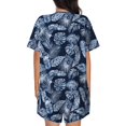 thumbnail image 3 of Xecao Tropical Leaves print Swimsuit for women, Summer-ready, sporty style.Quick-dry fabric. Many sizes & colors., 3 of 9
