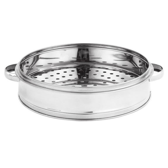 Stainless Steel Steamer Basket with Handle for Hot Pot Food Steaming Tray for Vegetables Rice Seafood Kitchen Cookware 18cm