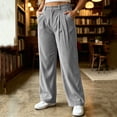 thumbnail image 2 of Posijego Women's Corduroy Pants High Waisted Wide Leg Pants Ladies Business Casual Dress Vintage Pants with Pockets, 2 of 7