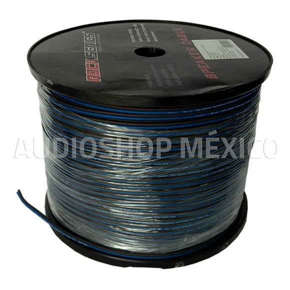 Rollo de Cable para Bocinas Rock Series SC18300BB Calibre 18 AWG 300 metros Ultra Flexible Libre de Rock Series SC18300BB