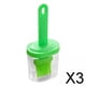 thumbnail image 1 of Botellas dispensadoras de aceite de silicona Soledad con cepillo resistente a la temperatura 3 piezas, 1 of 7