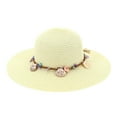 thumbnail image 1 of Lady Foldable Casual Cap Wide Sun Straw Beach Hat For Women, 1 of 2