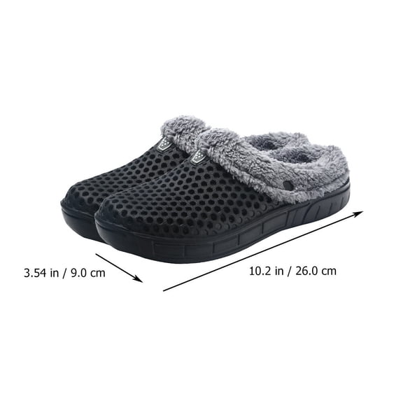Milisten 1 Pair of -friendly Slippers with Grips for Women Black