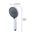 thumbnail image 3 of Pomme de Douche Turbo à 5 Vitesses, Pomme de Douche Antichute et Résistante à l'Usure, Pomme de Douche à Main, Interface Universelle à 5 Points, 3 of 4