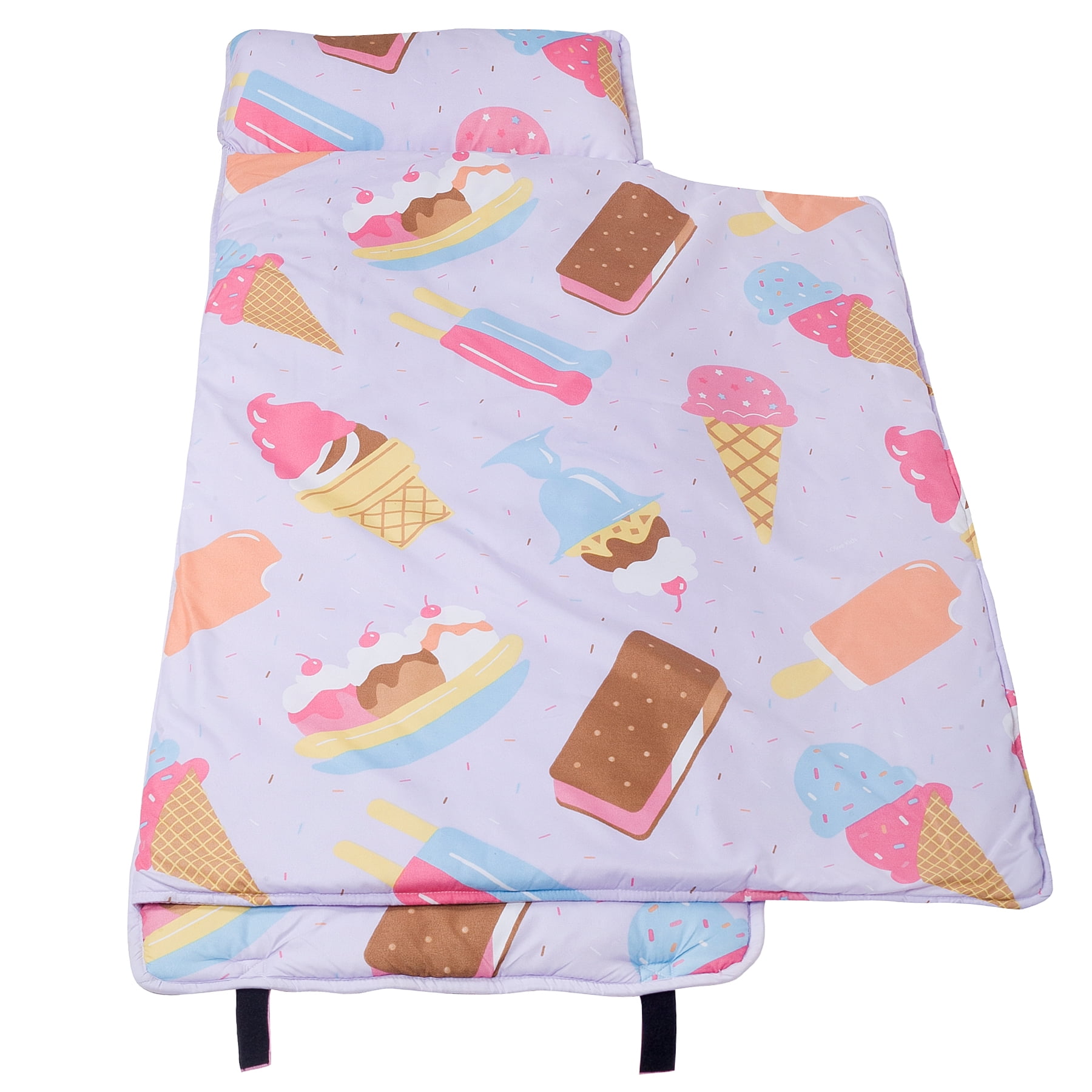 Wildkin Sweet Dreams Ice Cream Purple Microfiber Kids Nap Mat For