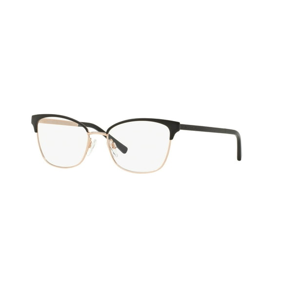 Michael Kors Adrianna IV MK 3012 Metal Womens Cat-Eye Eyeglasses Matte Black Rose Gold 51mm Adult