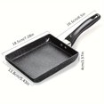 thumbnail image 1 of JUNWELL 1pc Non-Stick Square Frying Pan for Perfect Omelets & Breakfasts - Durable Aluminum  Easy Clean, 1 of 7