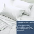 thumbnail image 4 of Delara GOTS Certified 100% Organic Cotton King Pillowcase Set of 2, 21"x36", 400TC Long Staple, Ultra Soft, Breathable & Smooth, Ivory, 4 of 7