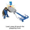 thumbnail image 3 of Pieza de Repuesto para Fisher-Price Imaginext Gorila Fortaleza Playset - HML57 - GYX00 - Figura Monkey Articulada de Repuesto con Máscara, Gancho de Agarre y Lanzador - También Funciona Bien con Otros, 3 of 5