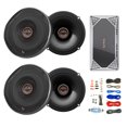 thumbnail image 1 of 4x Infinity 6522 Reference Series 6.5" Coaxial 330-Watt Speakers, with Infinity Reference Series REF-704A 4-Channel Car Audio Amplifier, Enrock Amp Kit, 1 of 4