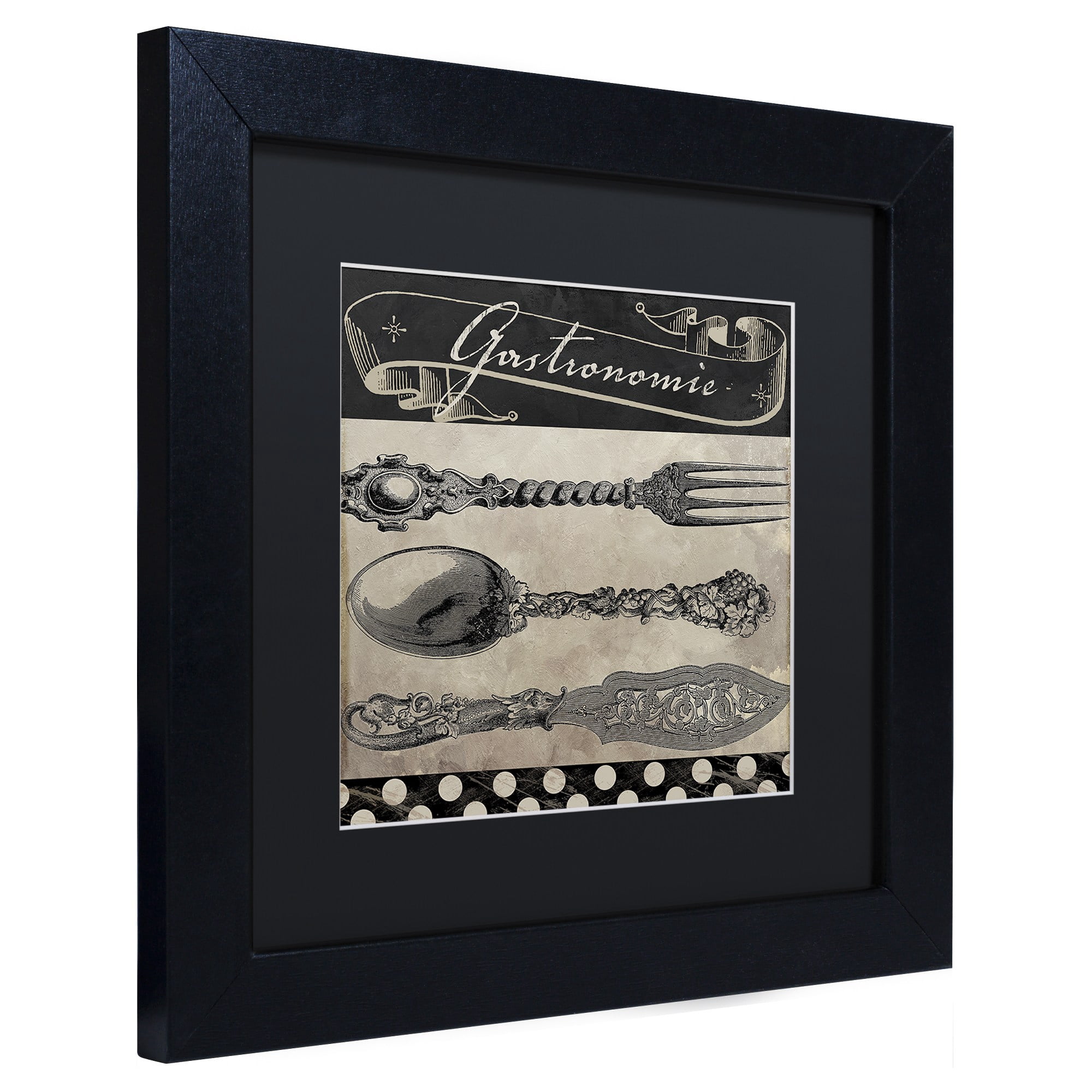 Trademark Fine Art "Bistro Parisienne II" Canvas Art by Color Bakery Black Matte, Black Frame
