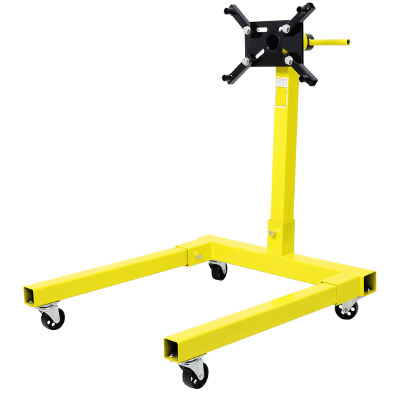 Engine Stand 1250LB Capacity 360° Head Heavy-Duty Steel Frame Casters