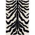 thumbnail image 1 of Safavieh Cambridge Collection CAM709Q Handmade Moroccan Geometric Ivory and Black Premium Wool Area Rug (2' x 3'), 1 of 10
