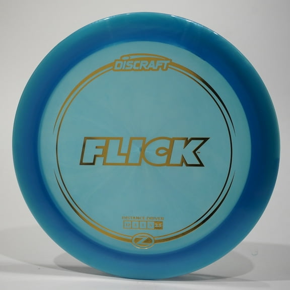 Discraft Z Flick Disc Golf Distance Driver, Pick Color/Weight [Stamp & Exact Color May Vary] Blue 170-172 grams