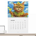 thumbnail image 2 of 2025 Wall Calendars, Funny Drunk Cats Calendar 2025 for Cat Lover, 2 of 5