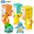 thumbnail image 2 of Figuras de acción de Pokémon, Pikachu, Charmander, Psyduck, Squirtle, Jigglypuff, Bulbasaur, Bulbasaur, modelo Kawaii 6, regalos para niños Fivean unisex, 2 of 2