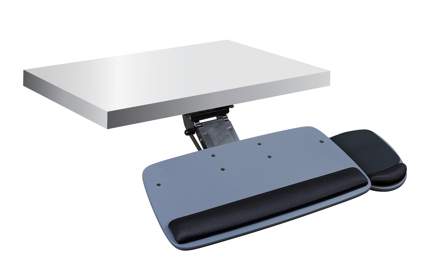 Mount-It! Under Desk Keyboard Platform With Wrist Rest Pad - image 3 of 15