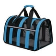 thumbnail image 3 of Portable Dog Carry Bags Sling Carrier for Sightseeing Traveling Pets Carrier Blue, 3 of 8