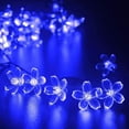 thumbnail image 3 of Solar Garden Lights, Cherry Blossom Flower String Lights 21FT Waterproof with 8 Modes, 30 LED Solar Light String for Outdoor, Indoor, Yard, Fence, Wedding Decoration, 3 of 9