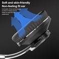 thumbnail image 3 of Injueey Auriculares inalámbricos Subwoofer compatible con Bluetooth con micrófono Auriculares Cables de audio/vídeo Blanco, 3 of 6