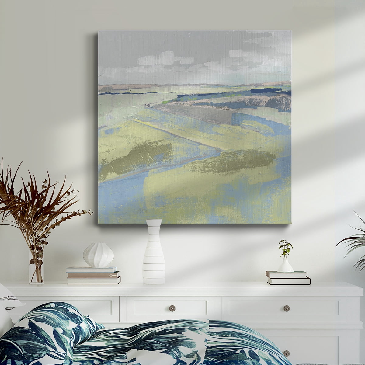 Wexford Home Pastel Prairie II-Premium Gallery Wrapped Canvas, 40" x 40" - Ready to Hang