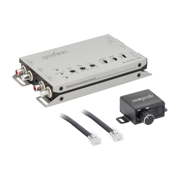 Axxess AX-BXLOC2-PRO 4CH Active Line Output Converters with Bass Restoration   Bass Boost