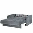 Ottomanson Sensation Sleeper Loveseat, Gray Chenille