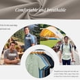 thumbnail image 3 of Men Short Sleeve Button Down Shirt Casual Button Up Shirt Relaxed Fit Work Clothes with Two Pockets, 3 of 8
