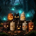 thumbnail image 5 of Cozy Monster Tealight Lantern, Handmade Resin Candle Holder | Cute Spooky Tea Light Holder for Tabletop Mantel Shelf Pumpkin Tealight Holder Cottage Core Halloween Home Decor Gifts, 5 of 8