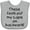 AC-Heather Grey, variant on Inktastic These Fools Put My Cape on Backwards Boys or Girls Baby Bib