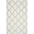 thumbnail image 3 of SAFAVIEH Cambridge Liam Geometric Wool Area Rug, Ivory/Light Blue, 5' x 8', 3 of 7
