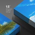 thumbnail image 4 of wall26 Canvas Print Wall Art Tropical Island Teal Ocean Beach Shore Nature Wilderness Photography Realism Rustic Scenic Landscape Zen Colorful for Living Room, Bedroom, Office - 32x48 inches, 4 of 5