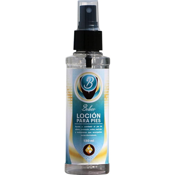 Loción para pies Beleco antiséptico antibacteriano eucalipto menta