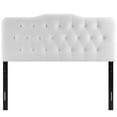 thumbnail image 3 of Pemberly Row King Diamond Tufted Performance Velvet Headboard in White, 3 of 6