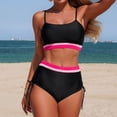 thumbnail image 2 of Ticikt Athletic Strap Tankini Swimsuit Two Piece Swimwear with and Adjustable Ties, 2 of 6