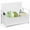 White, variant on Spaco 34.5 ×15.5 ×19.5 Inch Shoe Storage Bench with Removable Padded Seat for Entryway, White