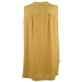 thumbnail image 2 of Women's Plus Rumple Satin Henley Tunic Top AS 2X, 2 of 4