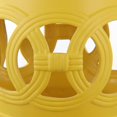 thumbnail image 3 of JONATHAN Y Lucky Coins 16" Chinese Ceramic Drum Garden Stool, Matte Yellow, 3 of 10