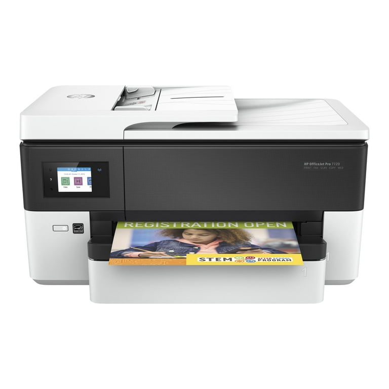 HP Officejet Pro 7720 Wide Format All-in-One - printer - color - ink-jet - 8.5 x 14 in (original) A3 (media) up to 34 ppm (copying) - up