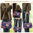 thumbnail image 4 of FORMRS Womens Shoulder Bag with Chain Strap Clutch Purse Cute Tote Handbag, Blooming Flowers Pattern, 4 of 7