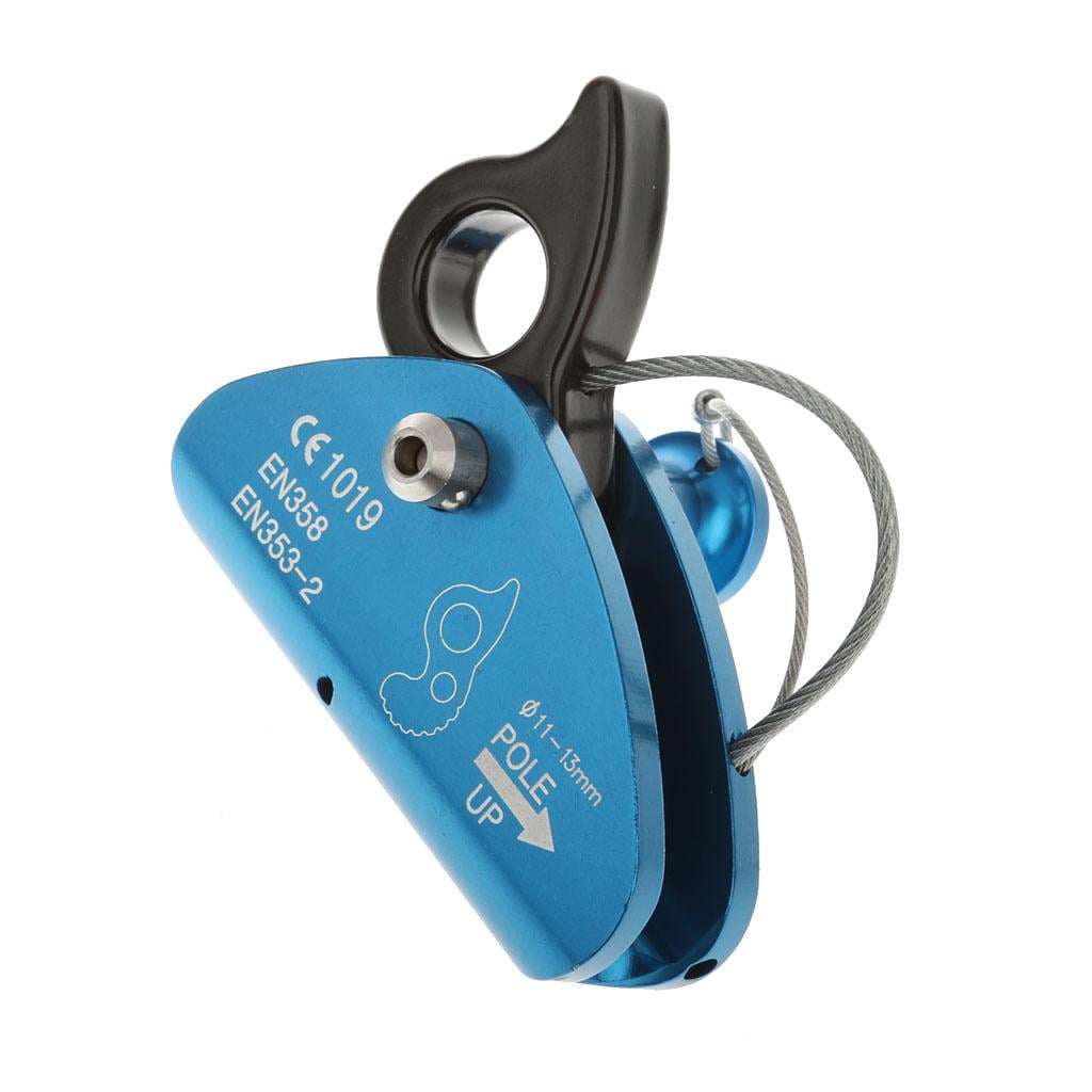 Dualoai Rope Grab Outdoor Climbing Climbing Equipment Mountaineering Alloy Steel Adjustable Design Suitable for Rappelling Rope Acce , Fit for 11-13mm Rope