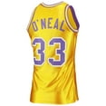 thumbnail image 3 of Men's Mitchell & Ness Shaquille O'Neal Gold LSU Tigers 1990/91 Authentic Throwback College Jersey, 3 of 3